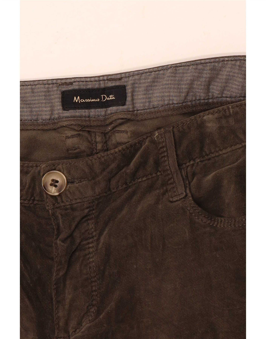 Massimo Dutti Dame Slim Casual Bukser W28 L32 Brun