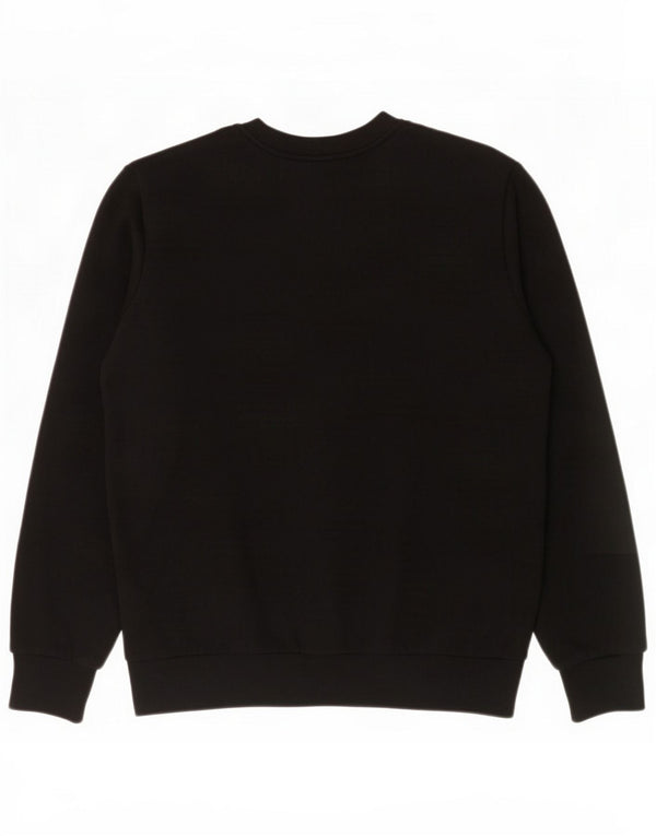 Diesel Mens Graphic Sweatshirt Jumper Medium Black Cotton