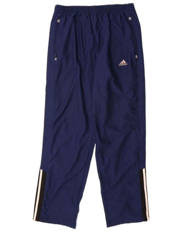 ADIDAS Herre Climalite træningsdragt Bukser Large Navy Blue Colourblock