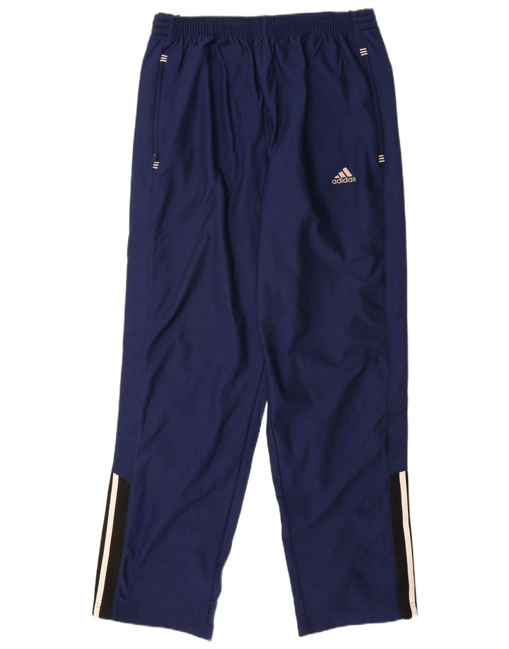 ADIDAS Herre Climalite træningsdragt Bukser Large Navy Blue Colourblock
