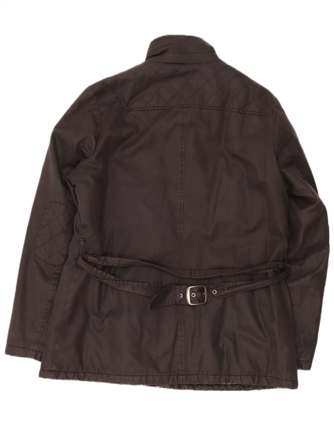 Fat Face kvinders vokset bomuldsjakke UK 18 XL Sort bomuld
