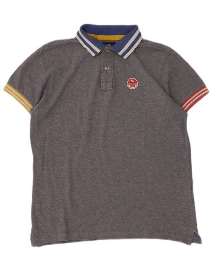North Sails Herre Rugby Polo Shirt Lille Grå Bomuld