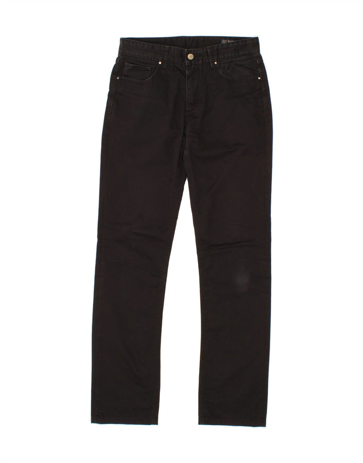 JOULES Womens Straight Casual Trousers EU 38 Medium W30 L32 Black Vintage Joules and Second-Hand Joules from Messina Hembry 