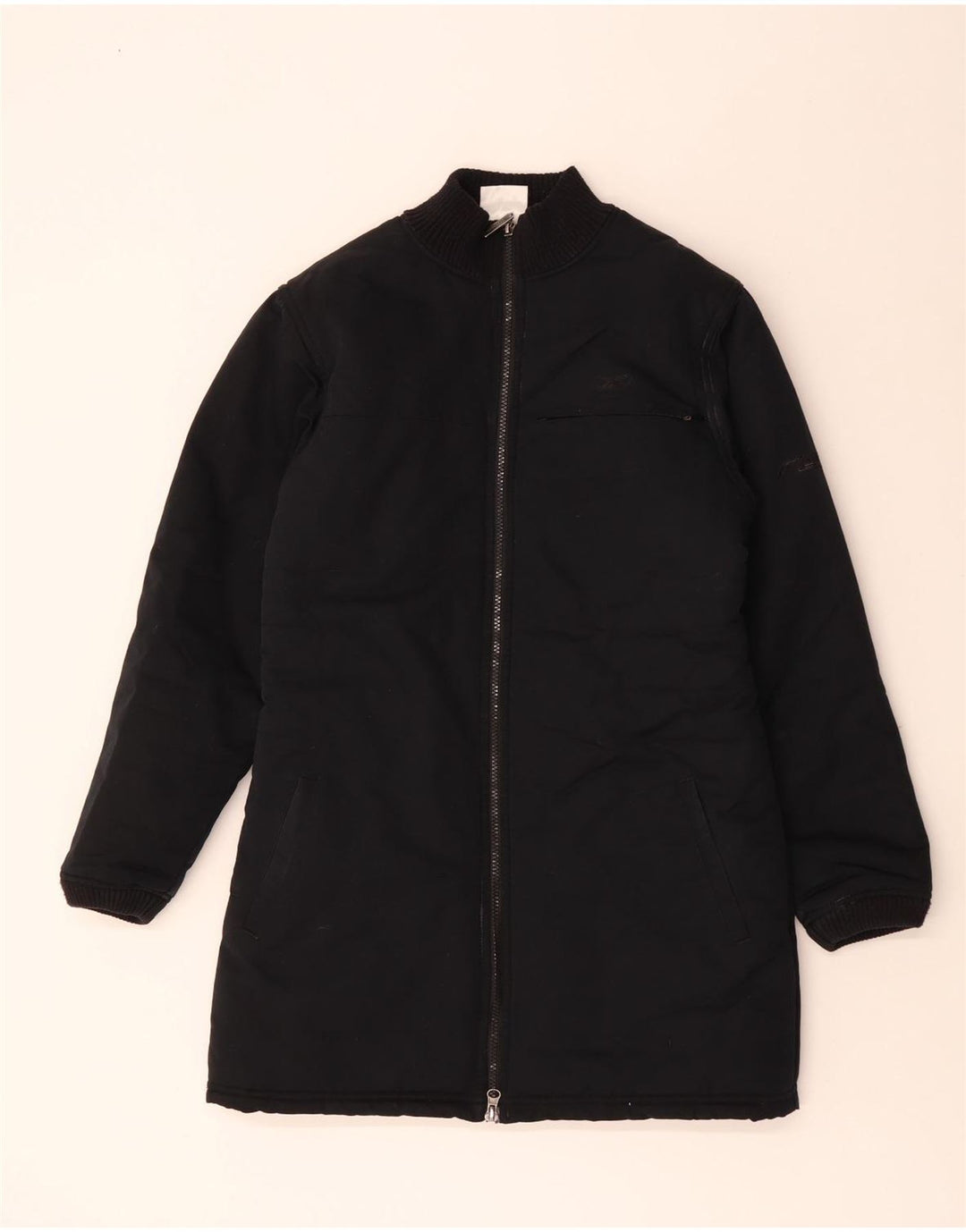 Reebok Womens Oversized Polstret Frakke UK 10 Small Black