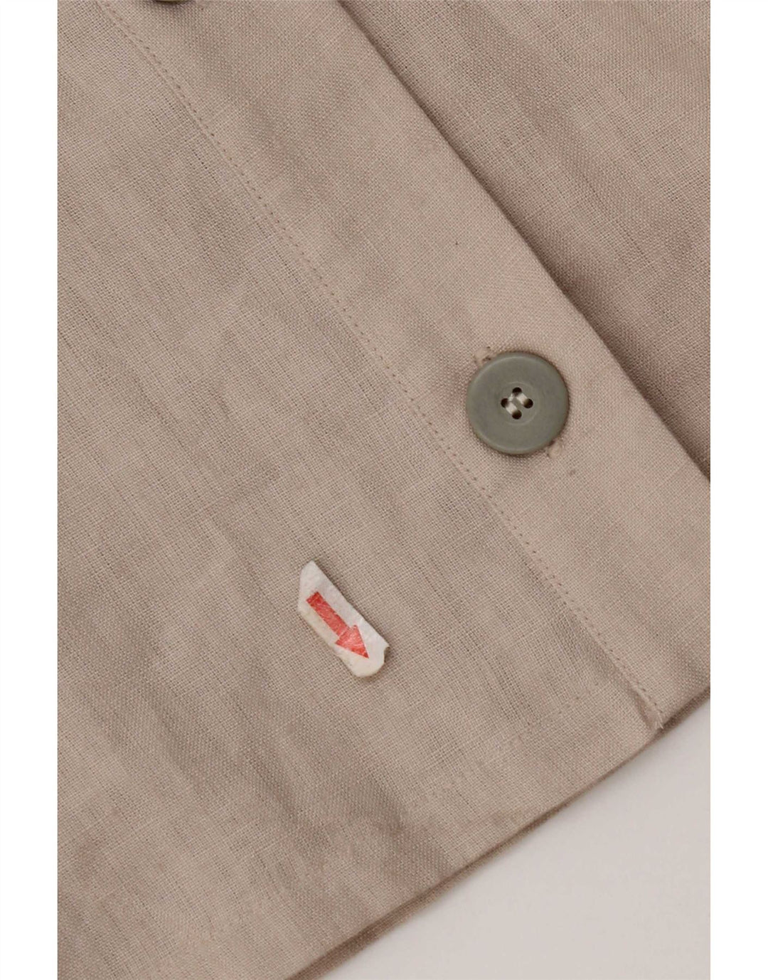 Vintage dameskjorte bluse IT 44 Mellemgrå hør
