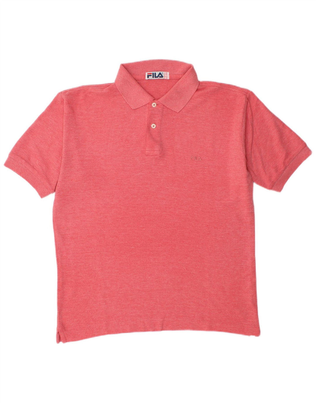 Fila Polo Shirt til mænd IT 46 Lille Rød Flecked Bomuld