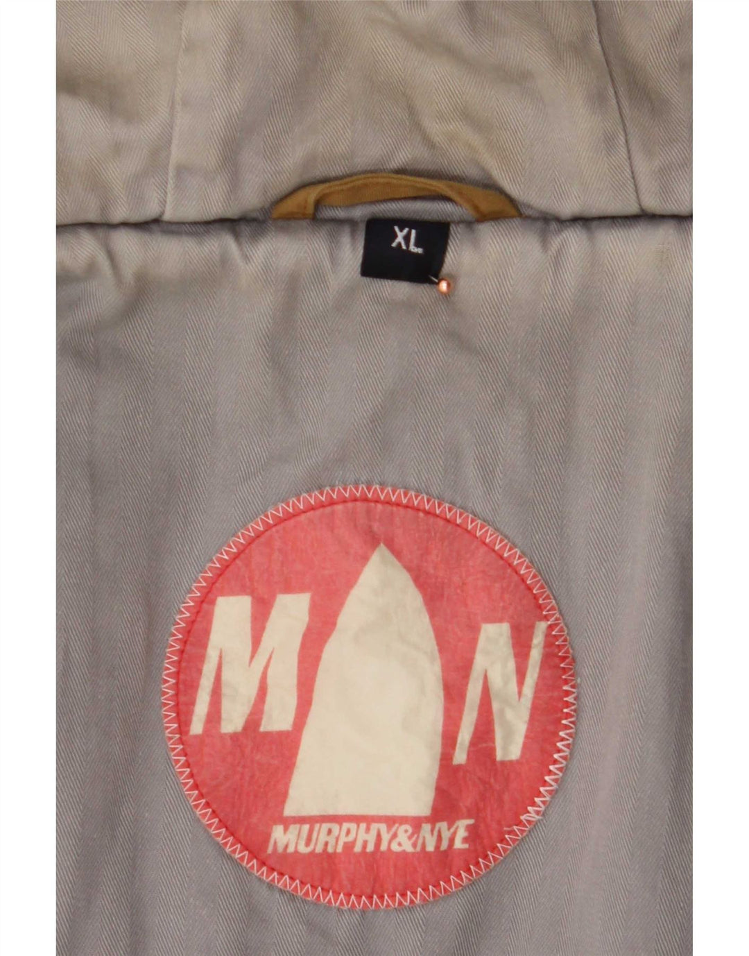 Murphy & Nye Herre hættepolstret jakke UK 42 XL Beige
