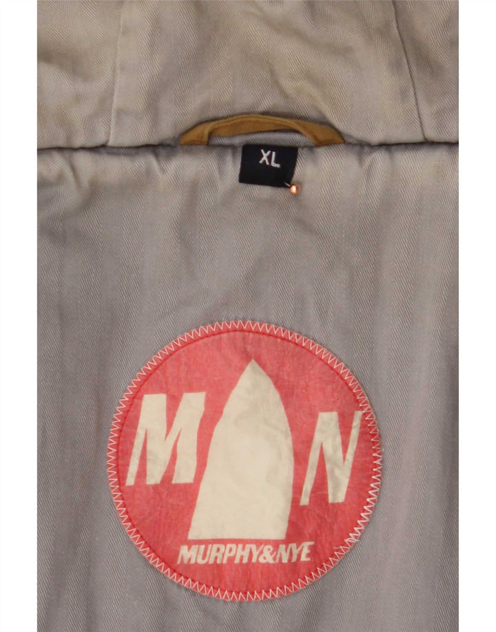 Murphy & Nye Herre hættepolstret jakke UK 42 XL Beige