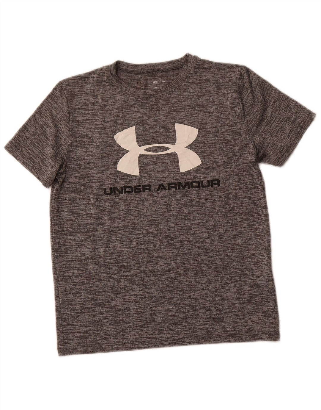 UNDER ARMOUR Drenge Heat Gear Grafisk T-shirt Top 11-12 år Large Grå