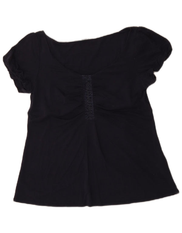 Max & Co. Damebluse Top UK 12 Medium Navy Blue