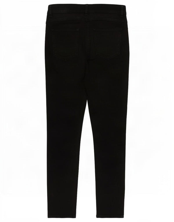 Marks & Spencer Dame Skinny Jeans UK 10 Small W28 L27 Black Bomuld