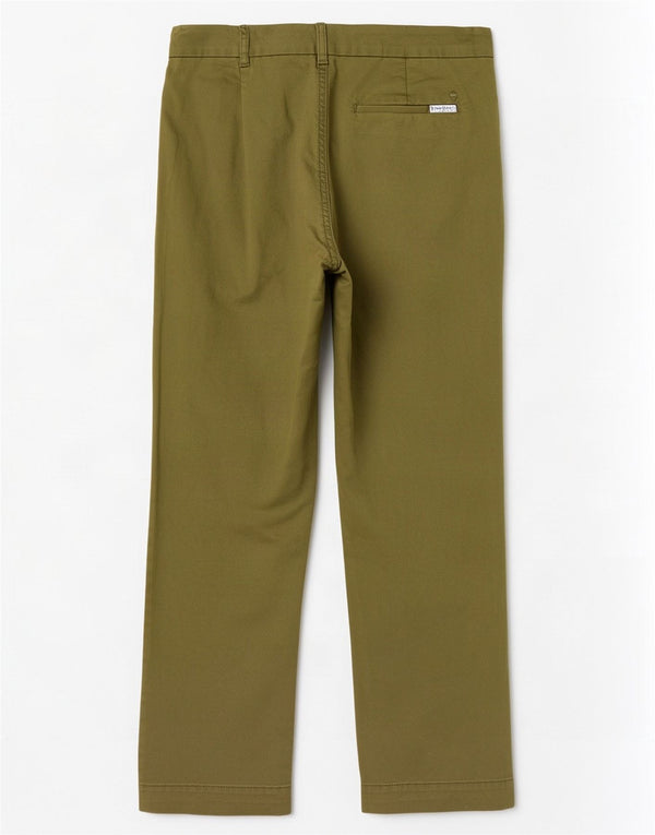 Marks & Spencer Dame Straight Cropped Trousers UK 12 Medium W30 L25 Khaki
