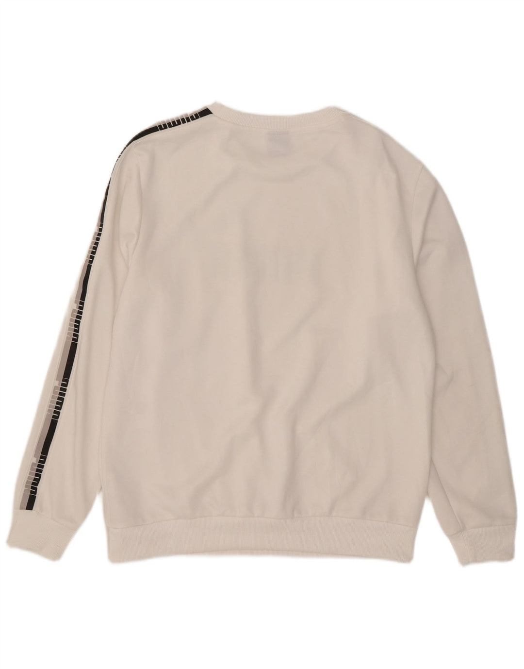 Puma Herre Grafisk Sweatshirt Jumper Stor Hvid Polyester