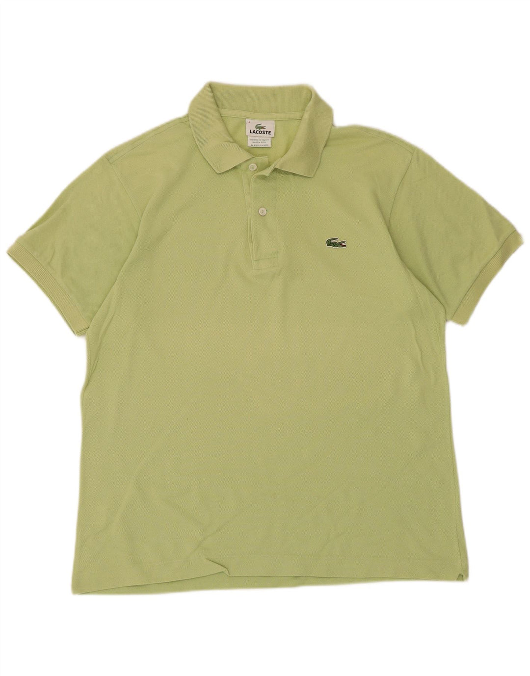 Lacoste herre poloshirt størrelse 4 Medium grøn bomuld