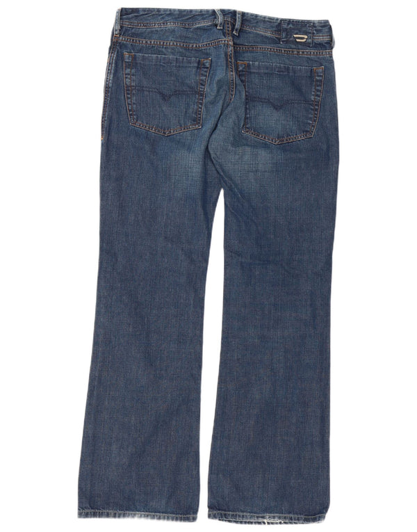 Diesel Herre Bootcut Jeans W34 L32 Blå Bomuld
