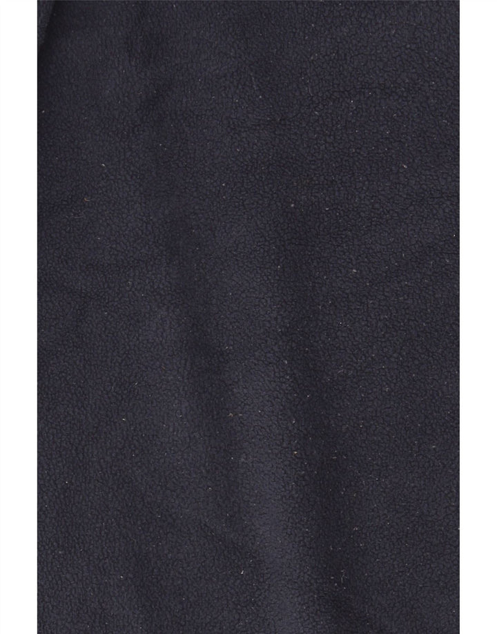 Mountain Warehouse Herre Zip Neck Fleece Jumper Large Navy Blue Polyester