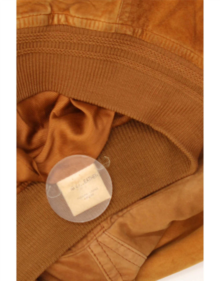 Vintage Dame Ruskind Bomber Jacket UK 18 XL Brun