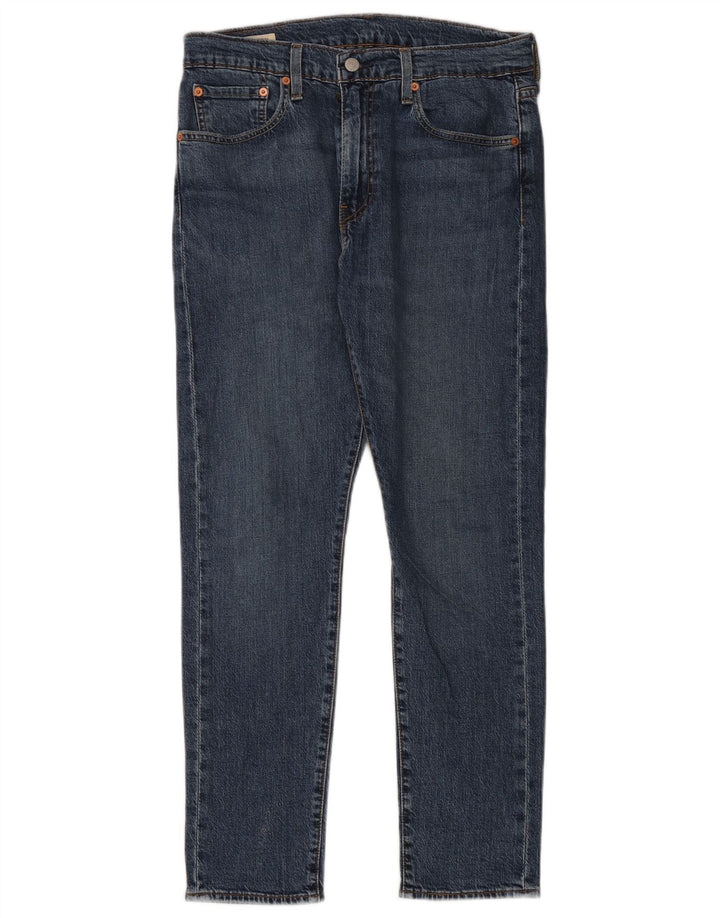 Levi's Herre 512 Slim Tapered Jeans W32 L30 Blå Bomuld