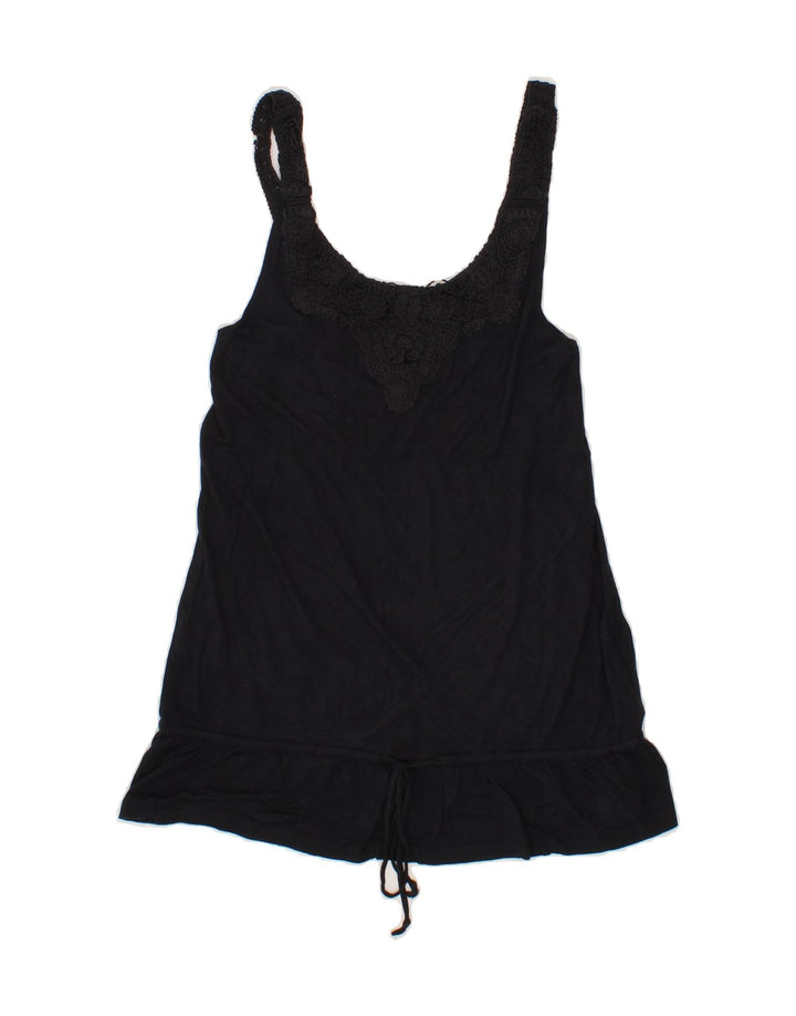 MARLBORO CLASSICS Womens Cami Top UK 14 Large Navy Blue Viscose Vintage Marlboro Classics and Second-Hand Marlboro Classics from Messina Hembry 