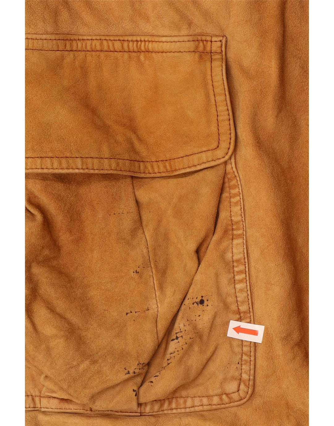 Diana Herre Ruskind Utility Jacket IT 52 XL Beige Læder