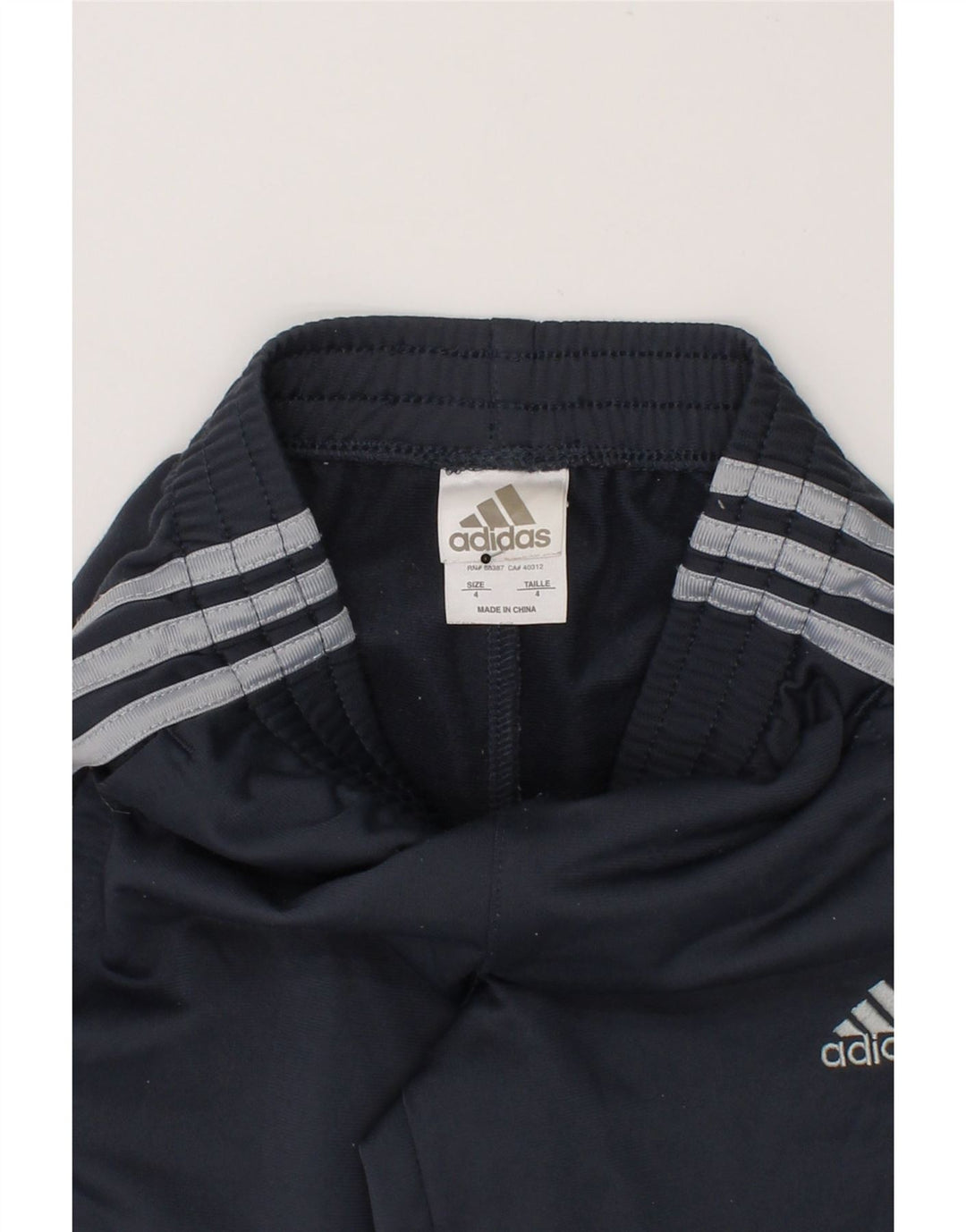 ADIDAS Boys Tracksuit Trousers 3-4 Years Grey Polyester Vintage Adidas and Second-Hand Adidas from Messina Hembry 