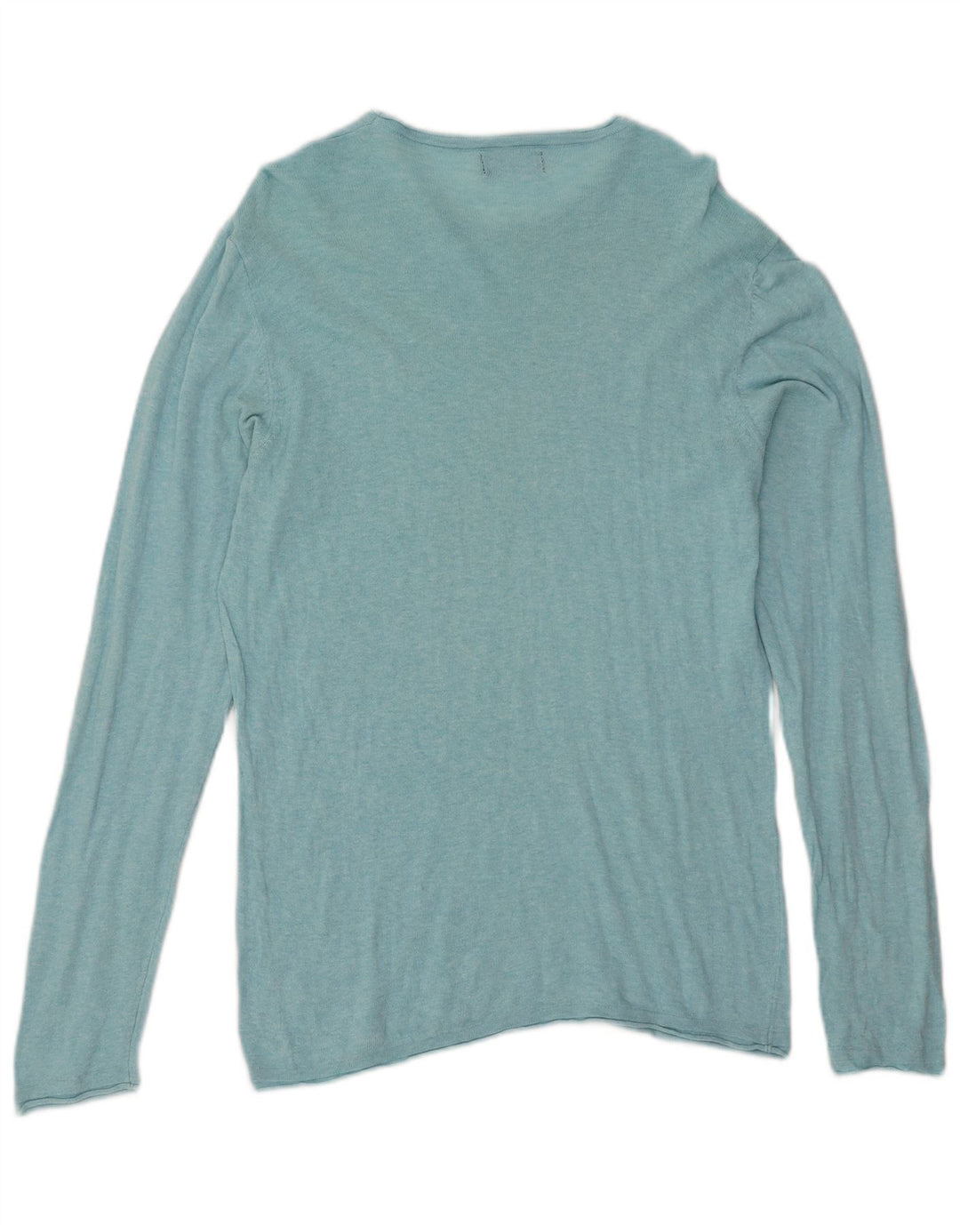 Zara Herre sweater med rund hals, stor blå