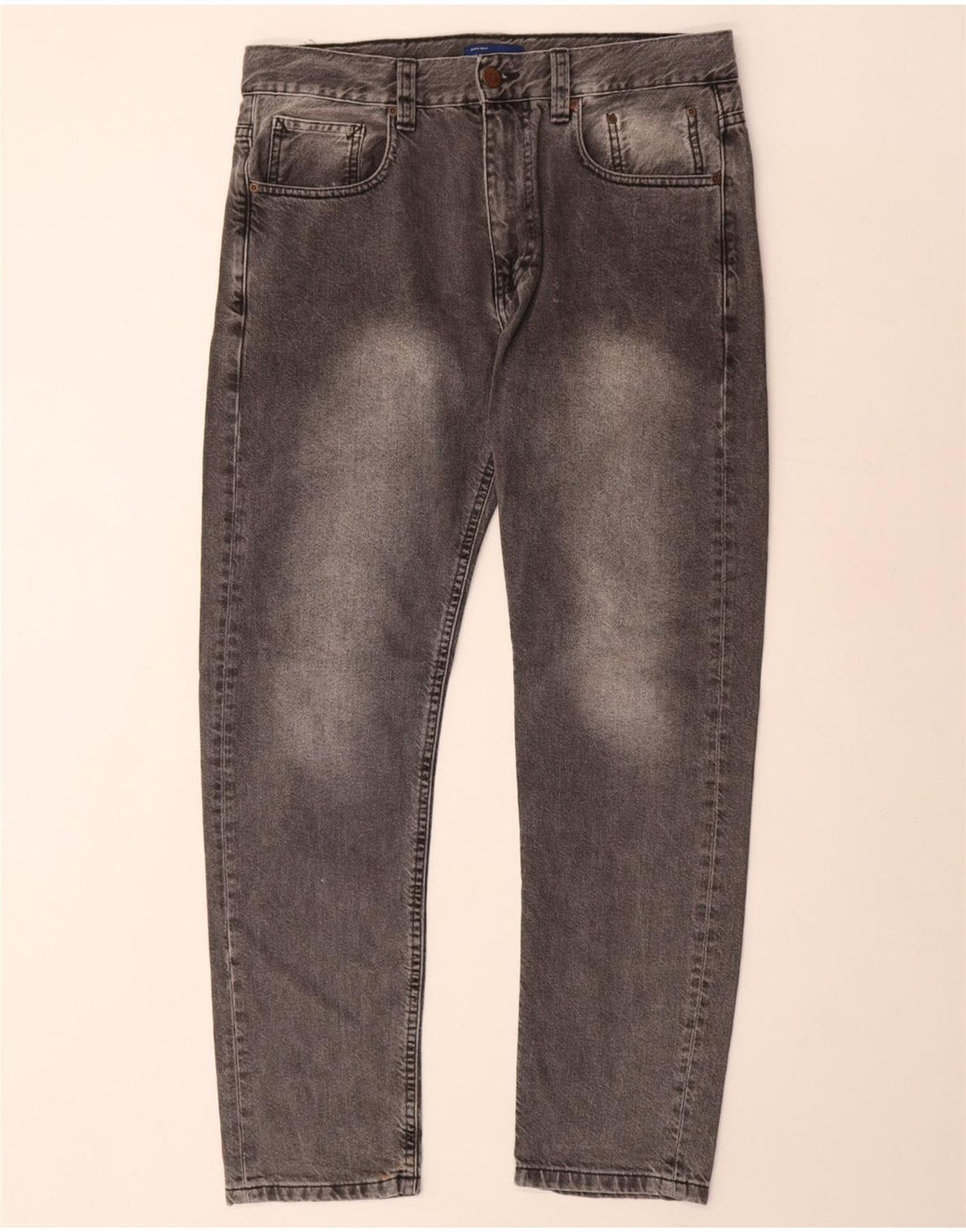ZARA Herre Slim Jeans EU 40 Medium W31 L29 Grå Bomuld