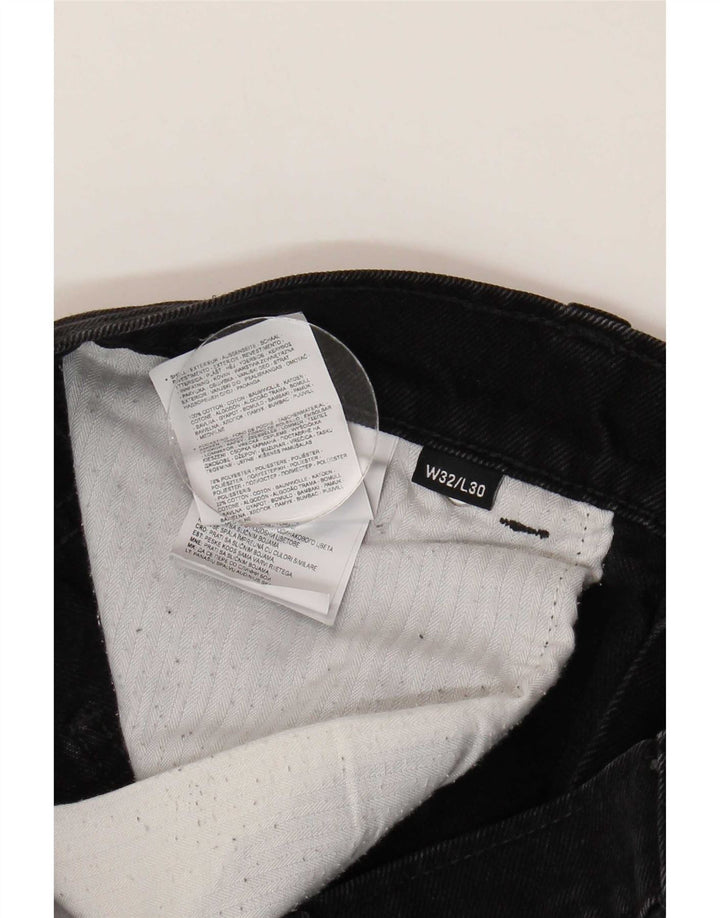 Dickies Straight Jeans til mænd W32 L30 Sort bomuld