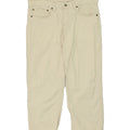 LEVI'S Womens 511 Slim Casual Trousers W34 L25  Beige Cotton | Vintage Levi's | Thrift | Second-Hand Levi's | Used Clothing | Messina Hembry 