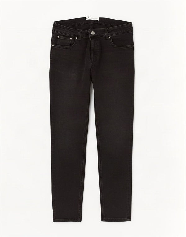 Zara Dame Skinny Jeans EU 42 Large W32 L30 Sort