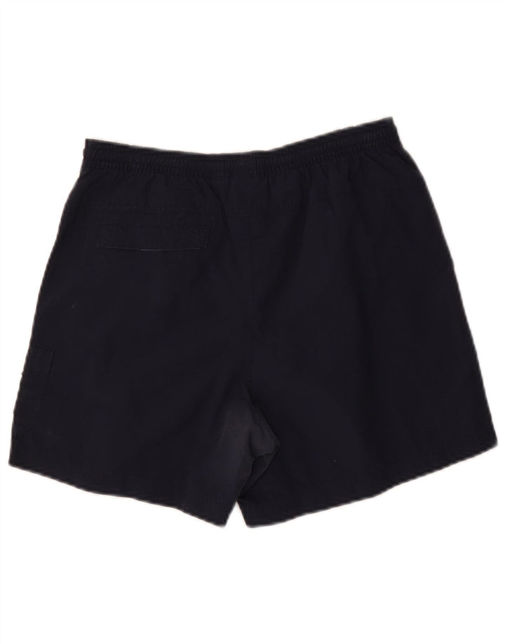 Adidas Herre Graphic Regular Sports Shorts Small Navy Blue Polyester Sports