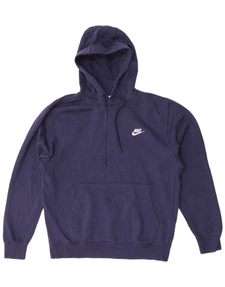 Nike Herre hættetrøje Jumper Medium Marineblå Bomuld