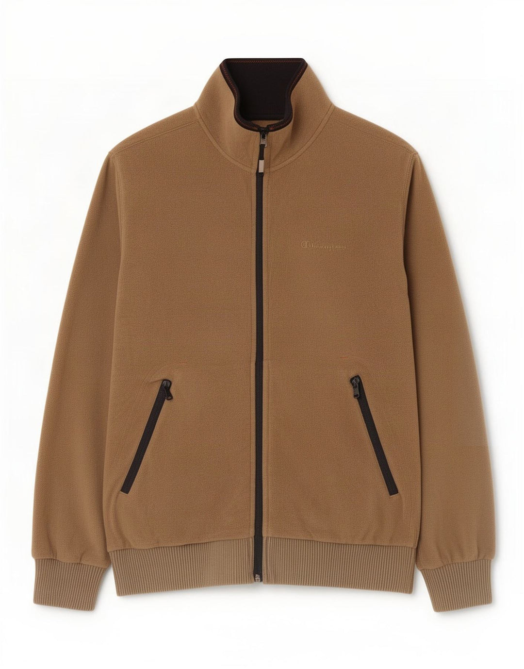 Champion Herre Fleecejakke UK 38 Medium Brun Polyester