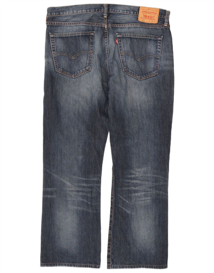 Levi's Herre 527 Bootcut Jeans W38 L30 Marineblå Bomuld