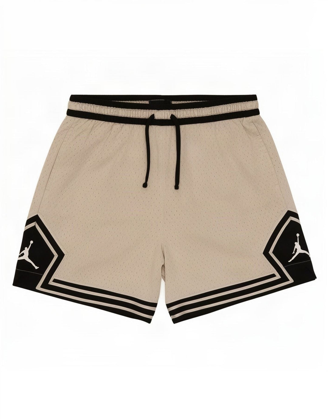 Jordan Sportsshorts til mænd 2XL Beige Colourblock Polyester