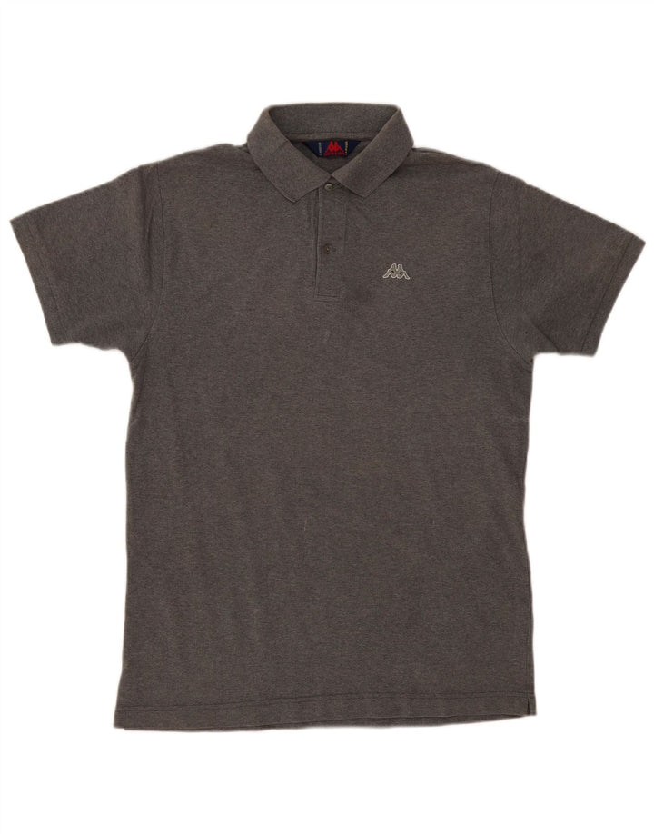 Kappa herre poloshirt mellemgrå bomuld