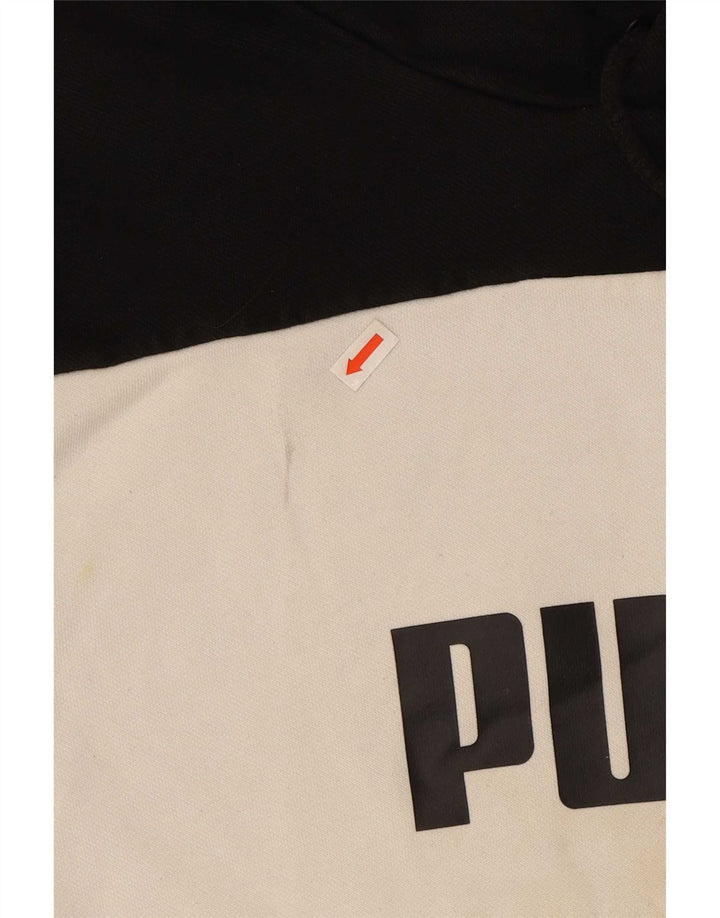 Puma Herre hættetrøje Jumper Medium Sort Colourblock Bomuld