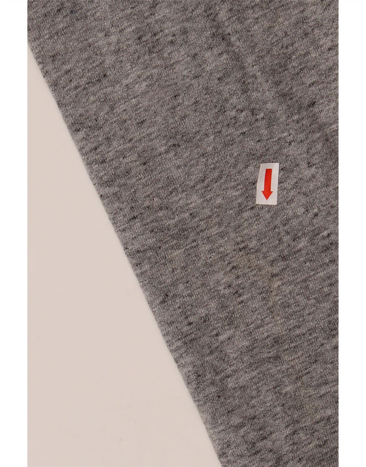 CHAMPION Grafisk sweatshirt til mænd, lille grå flækket bomuld