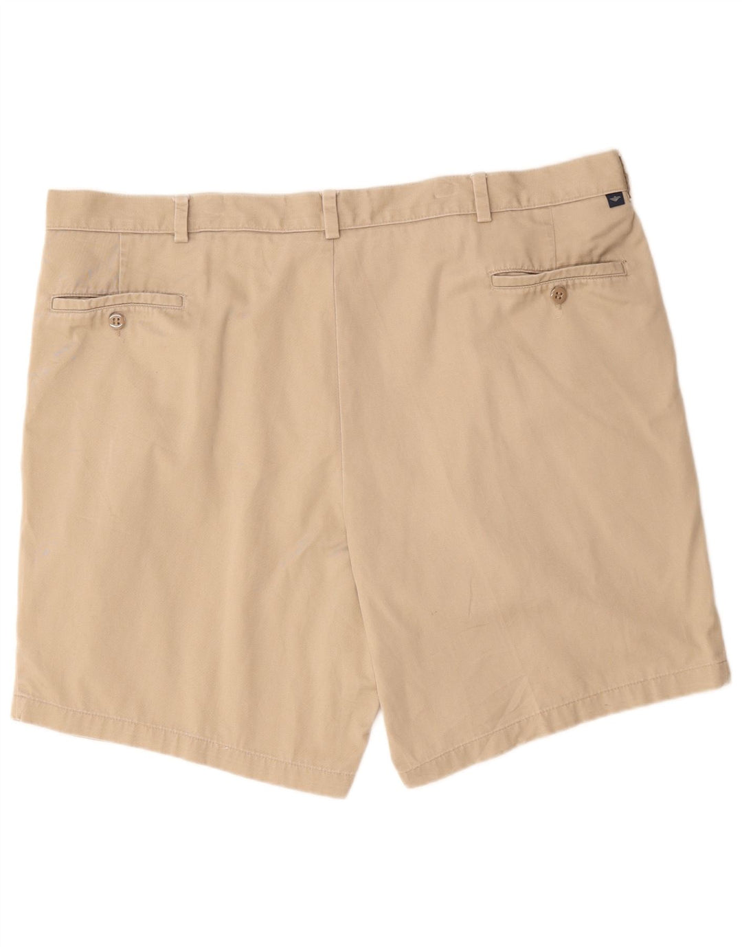 Dockers Herre Pegged Chino Shorts W44 2XL Beige Bomuld