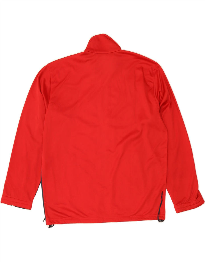 DIADORA Mens Tracksuit Top Jacket UK 44 XL Red Colourblock Polyester Vintage Diadora and Second-Hand Diadora from Messina Hembry 