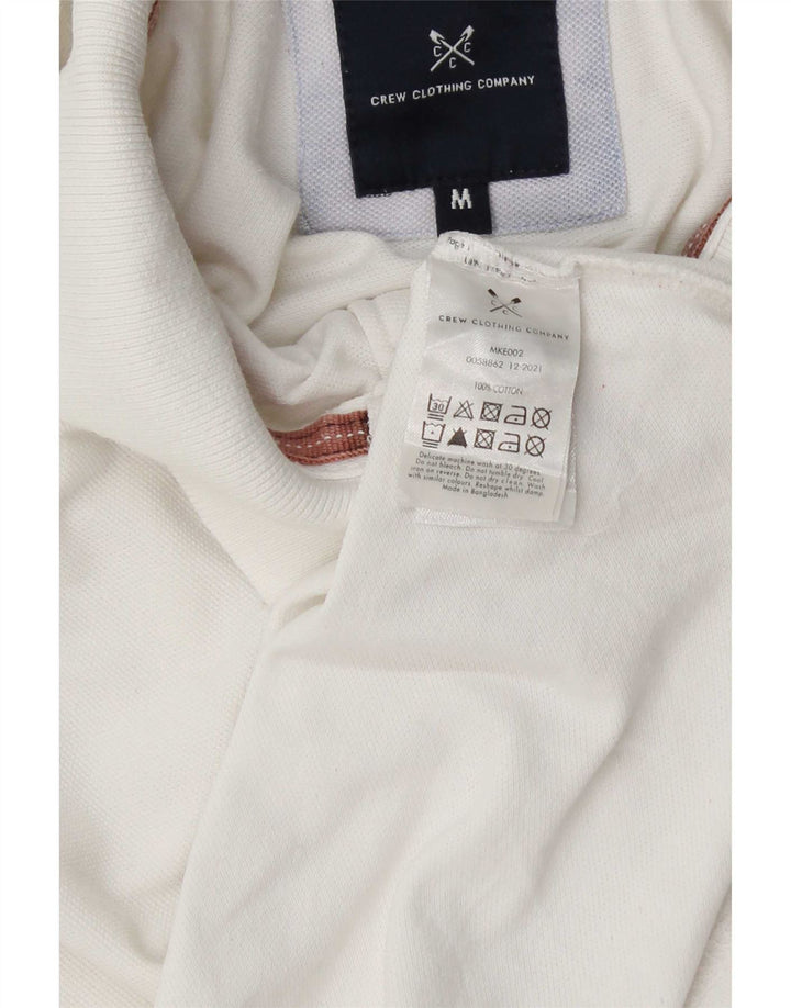 Besætningstøj Herre poloshirt Medium hvid bomuld