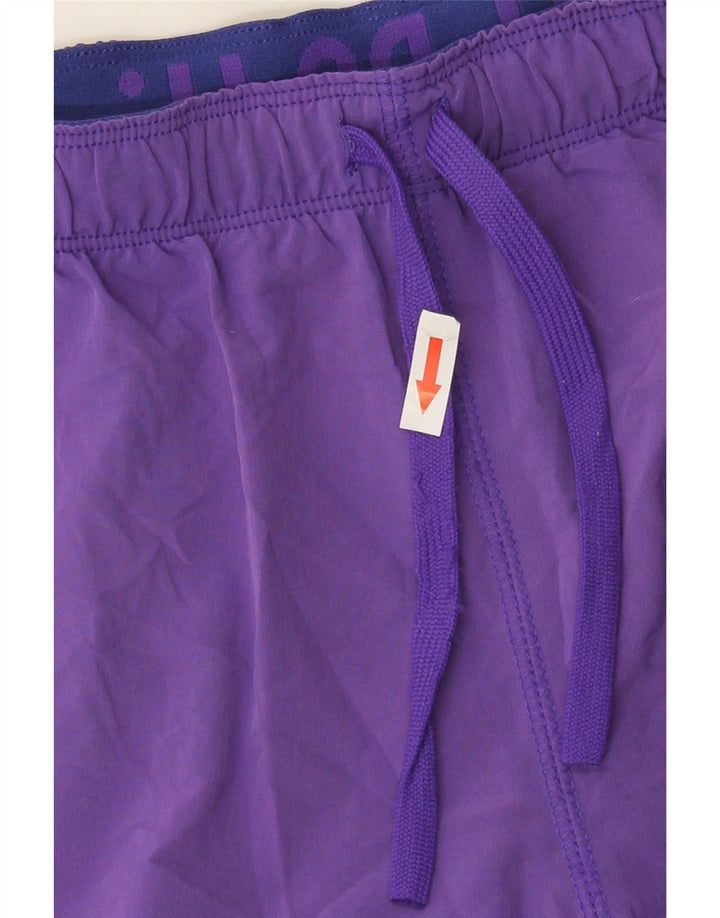 Nike Dame Dri Fit Sportshorts UK 14 Medium Lilla Polyester