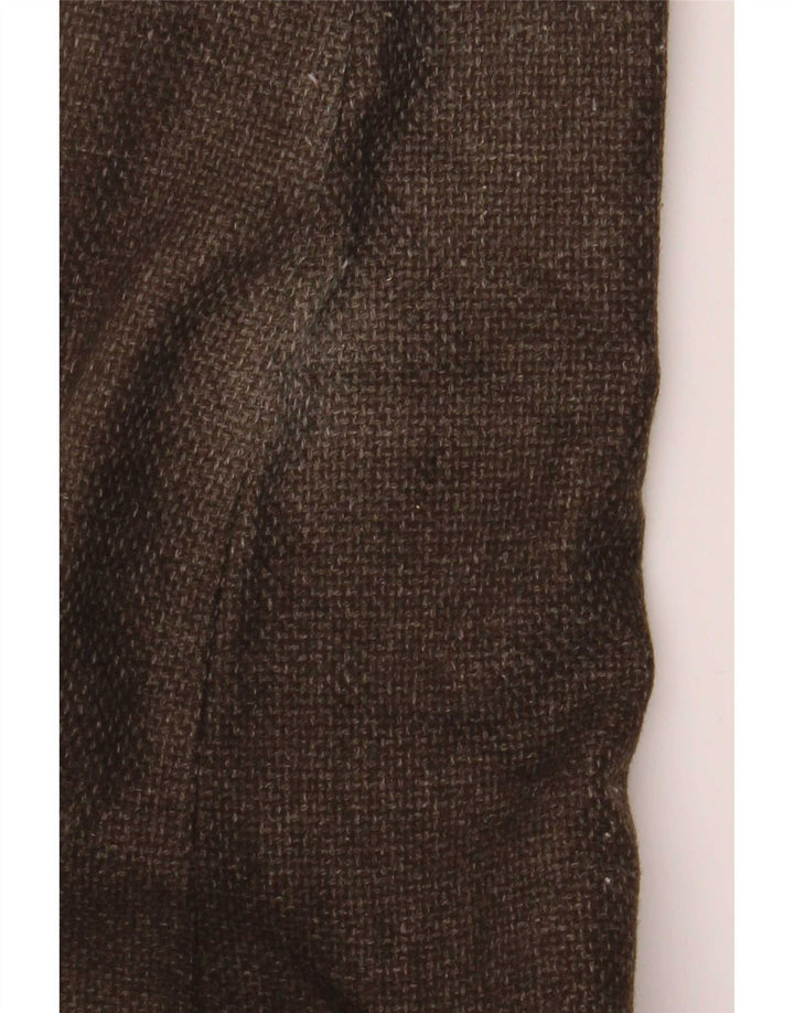 Massimo Dutti Herre 2-knaps blazerjakke EU 50 Medium Brun Uld
