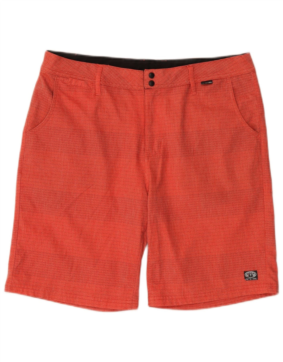 Animal Herre Chino Shorts W34 Large Orange Pinstripe Bomuld