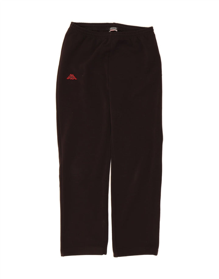 KAPPA Womens Tracksuit Trousers UK 10 Small  Black Polyester Vintage Kappa and Second-Hand Kappa from Messina Hembry 