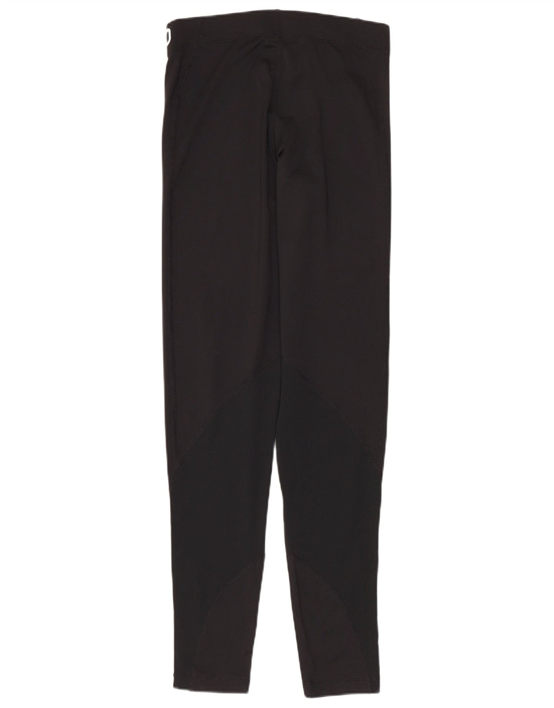 Nike Dame Dri Fit Grafiske Leggings UK 8 Small Black Polyester