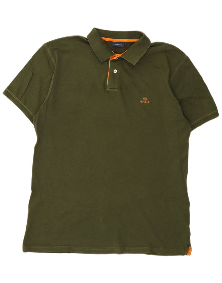Gant Polo Shirt til mænd XL Grøn Bomuld