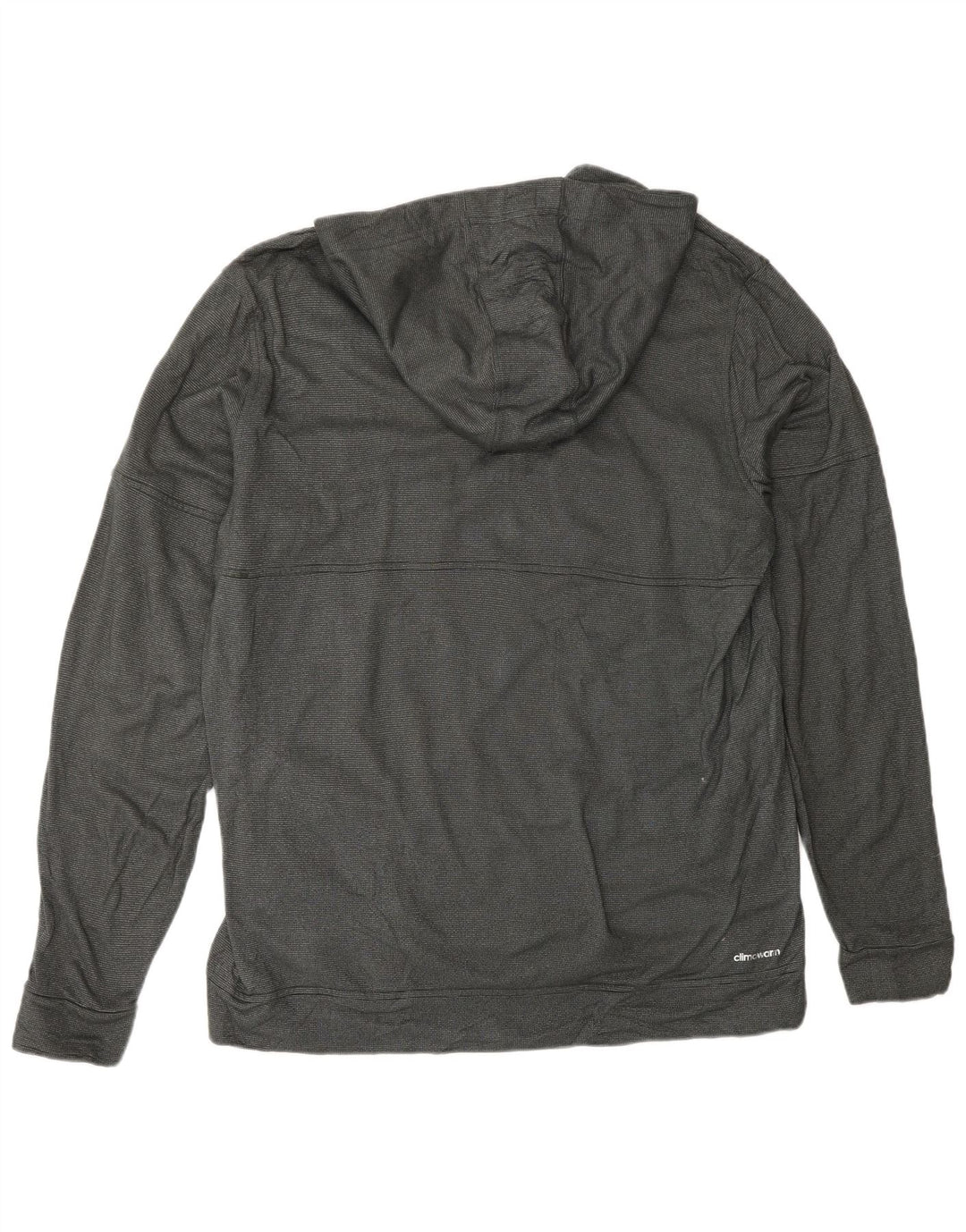 ADIDAS Herre Climawarm hættetrøje XL Grå plettet polyester