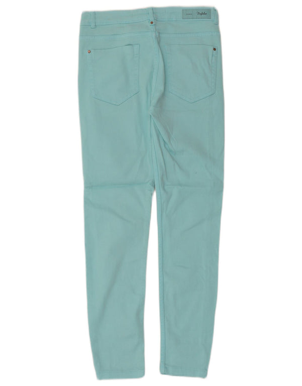 Zara Dame Trafaluc Skinny Jeans EU 34 2XS W24 L25 turkis bomuld