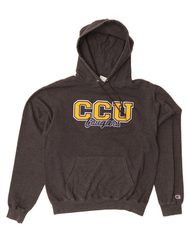 CHAMPION Mens Cougars Graphic Hoodie Jumper Medium Grey Vintage Champion and Second-Hand Champion from Messina Hembry 